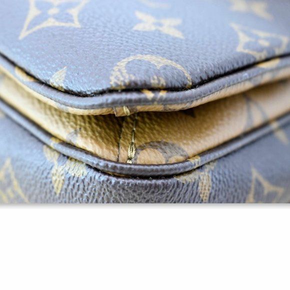 Metis Pochette Reverse Monogram Canvas  Shoulder Bag - Picture 8 of 9